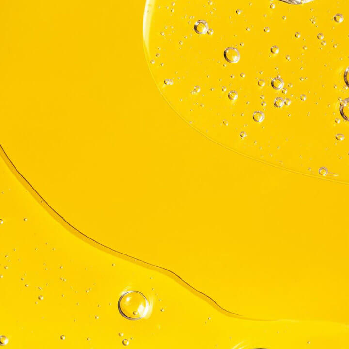 Foto macro di olio di jojoba